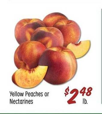 Sprouts Farmers Market Yellow peaches or nectarines offer