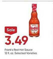 Stater Bros Frank's red hot sauce offer
