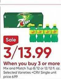 Stater Bros 7up offer