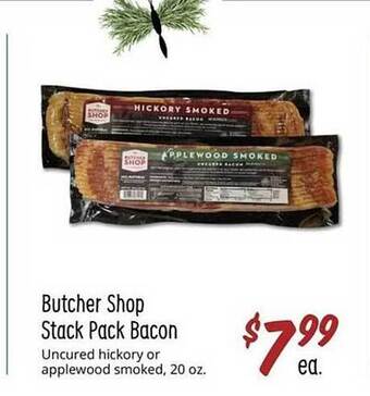 Sprouts Farmers Market Butcher shop stack pack bacon offer