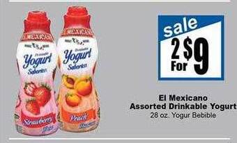 Rancho Markets El mexicano assorted drinkable yogurt offer