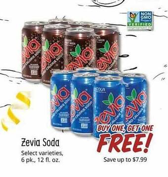 Sprouts Farmers Market Zevia soda offer