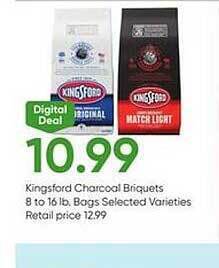 Stater Bros Kingsford charcoal briquets offer