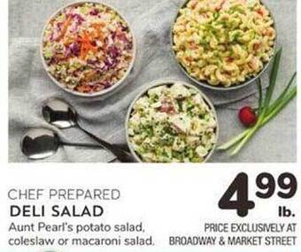 Albertsons Deli salad offer