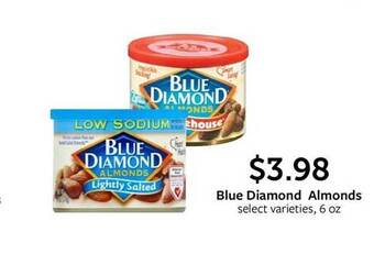 Fareway Blue diamond almonds offer