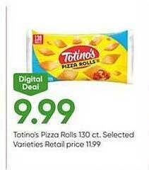 Stater Bros Totino's pizza rolls offer