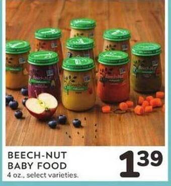 Albertsons Beech-nut baby food offer