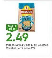 Stater Bros Mission tortilla chips offer