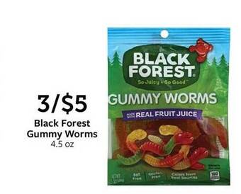 Fareway Black forest gummy worms offer