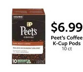 Fareway Peet's coffee k-cup pods offer