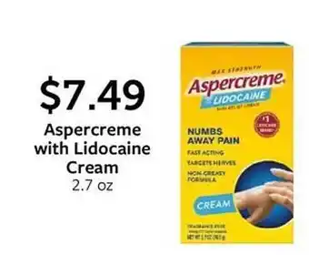 Fareway Aspercreme with lidocaine cream offer