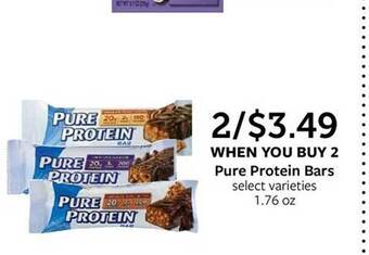 Fareway Pure protein bars offer