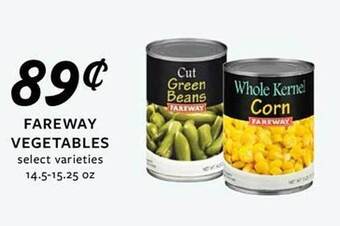 Fareway Fareway vegetables offer