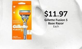Fareway Gillette fusion 5 base razor offer