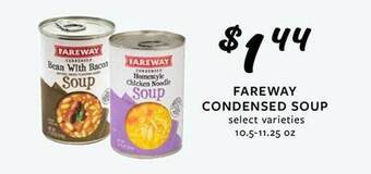 Fareway Fareway condensed soup offer