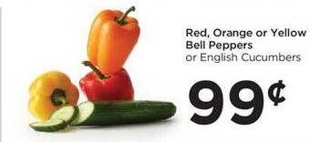 Food 4 Less Red, orange or yellow bell peppers offer