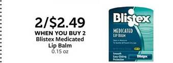 Fareway Blistex medicated lip balm offer