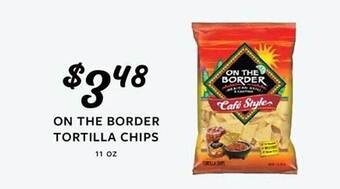 Fareway On the border tortilla chips offer