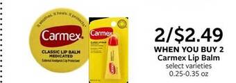 Fareway Carmex lip balm offer