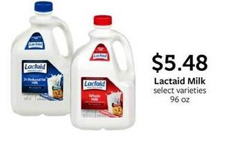 Fareway Lactaid milk offer