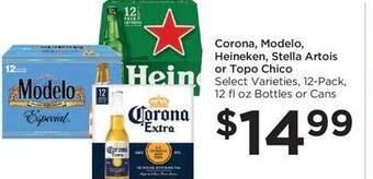 Food 4 Less Corona, modelo, heineken, stella artois or topo chico offer