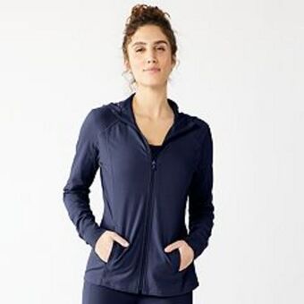 Kohl's Women's tek gear® essential hooded jacket offer
