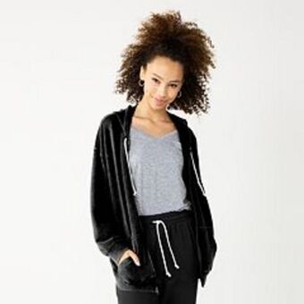 Kohl's Juniors' so® oversized zip-up hoodie offer