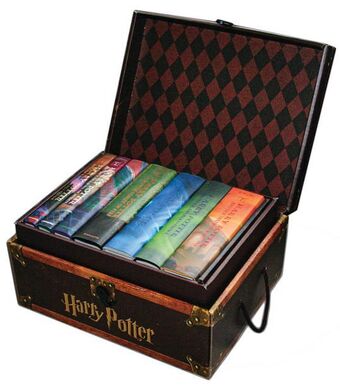 Walmart Harry potter hardcover boxed set: books 1-7 (trunk) (hardcover) offer