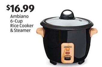 Aldi Ambiano 6-Cup Rice Cooker & Steamer offer