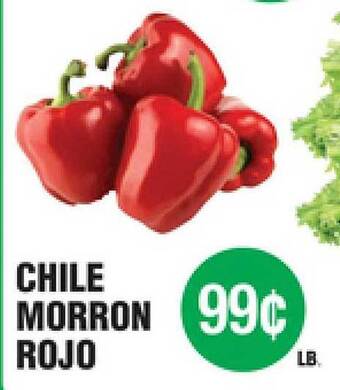 Carnicerias Jimenez Chile morron rojo offer
