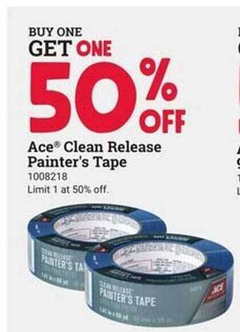 Ace Hardware Ace clean release painter's tape offer