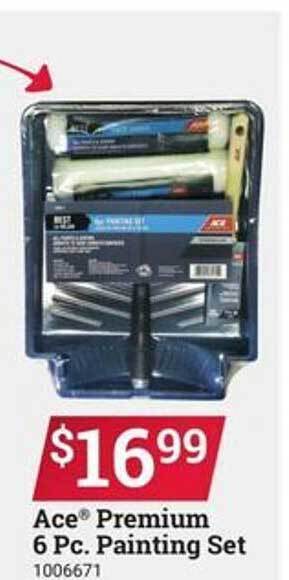 Ace Hardware Ace premium 6 pc. painting set offer