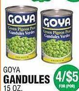 Carnicerias Jimenez Goya gandules offer