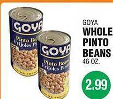 Carnicerias Jimenez Goya whole pinto beans offer