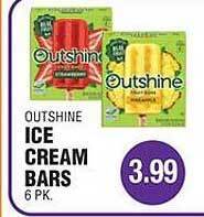 Carnicerias Jimenez Outshine ice cream bars offer