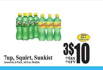 Baja Ranch 7up, squirt, sunkist offer