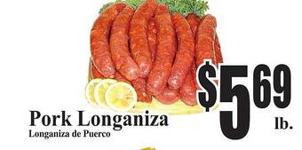 Baja Ranch Pork longaniza offer