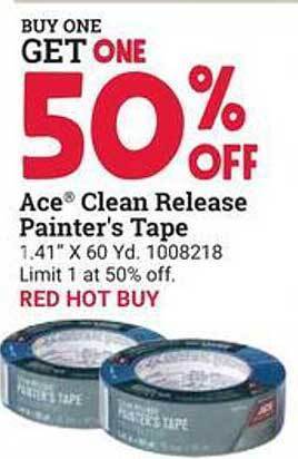 Ace Hardware Ace clean release painter's tape offer