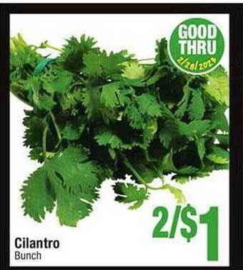 Jewel-Osco Cilantro offer
