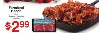 Price Chopper Farmland bacon offer