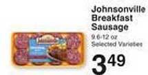 Price Chopper Johnsonville breakfast sausage offer
