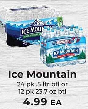 Sunset Foods Ice mountain offer