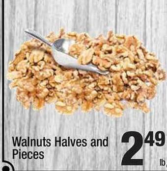 Super King Markets Walnuts halves and pieces offer