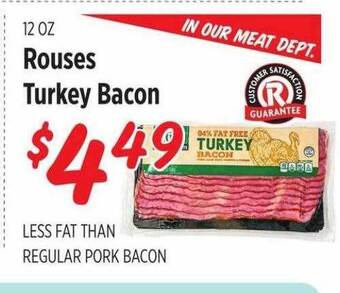 Rouses Rouses turkey bacon offer