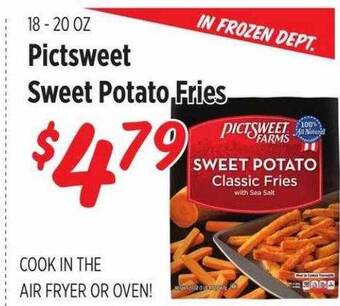 Rouses Pictsweet sweet potato fries offer