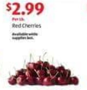 Aldi Red Cherries offer