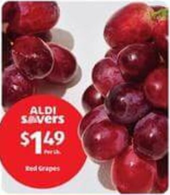 Aldi Red Grapes offer
