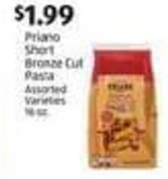 Aldi Priano Short Bronze Cut Pasta offer
