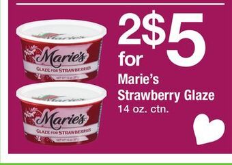 ACME Marie's strawberry glaze offer