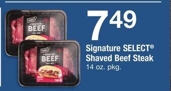 ACME Signature select® shaved beef steak offer